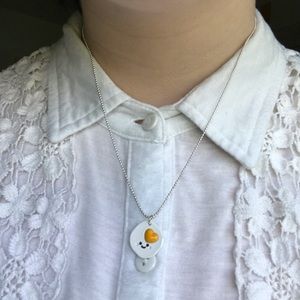 heart-yolk egg necklace